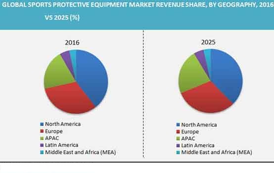 Sports Protective Equipment Market Revenue Share By Geography